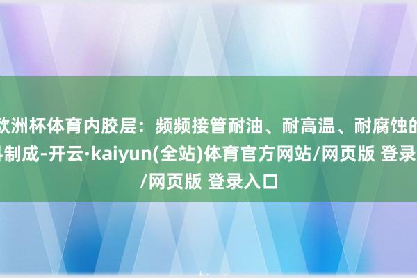 欧洲杯体育内胶层：频频接管耐油、耐高温、耐腐蚀的材料制成-开云·kaiyun(全站)体育官方网站/网页版 登录入口