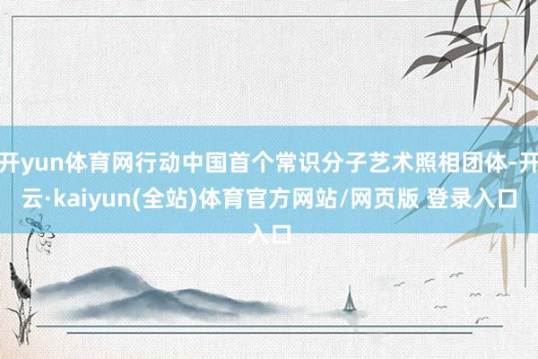 开yun体育网行动中国首个常识分子艺术照相团体-开云·kaiyun(全站)体育官方网站/网页版 登录入口