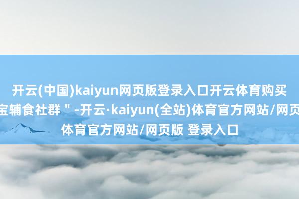 开云(中国)kaiyun网页版登录入口开云体育购买后加入＂宝宝辅食社群＂-开云·kaiyun(全站)体育官方网站/网页版 登录入口